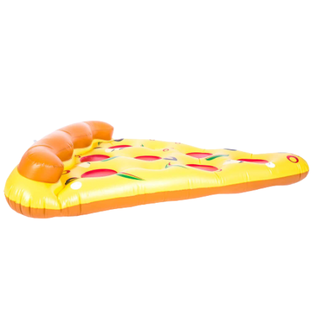 Superflotadores pizza hinchable acuático infantil