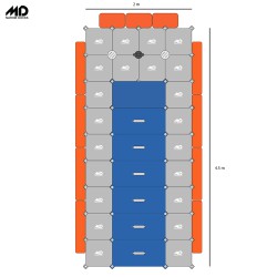 Plataforma modular para moto de agua EXTRA PLUS