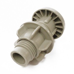 Tornillo corto + tuerca gris Marine Docks